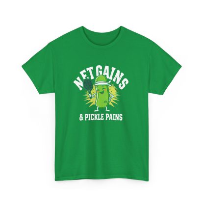 Net Gains & Pickle Pains Pickleball T-Shirt - Image 12