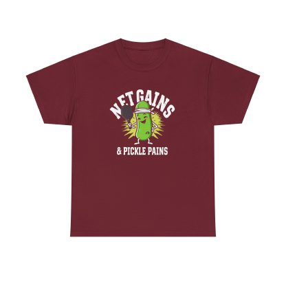 Net Gains & Pickle Pains Pickleball T-Shirt - Image 50