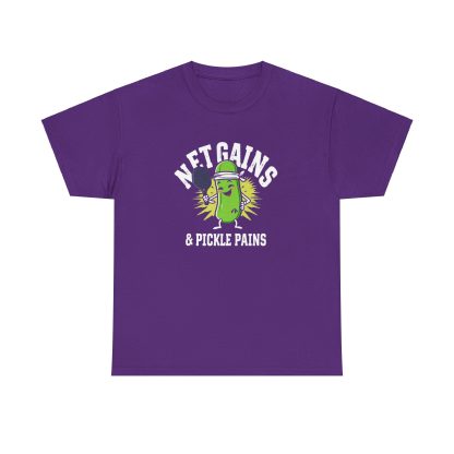 Net Gains & Pickle Pains Pickleball T-Shirt - Image 18