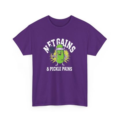 Net Gains & Pickle Pains Pickleball T-Shirt - Image 20