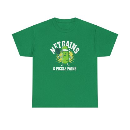 Net Gains & Pickle Pains Pickleball T-Shirt - Image 14