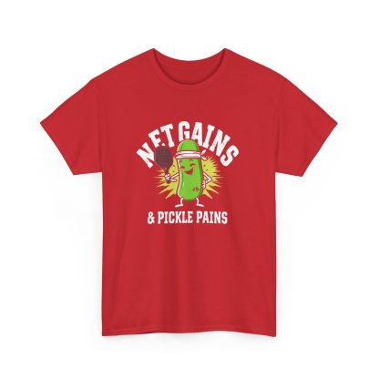 Net Gains & Pickle Pains Pickleball T-Shirt - Image 44