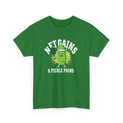 Net Gains & Pickle Pains Pickleball T-Shirt - Image 24