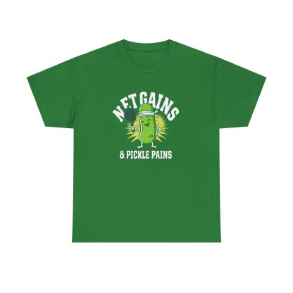 Net Gains & Pickle Pains Pickleball T-Shirt - Image 22