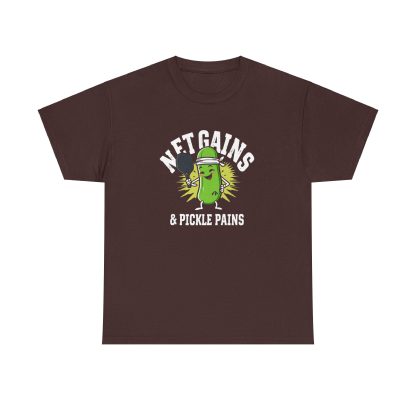 Net Gains & Pickle Pains Pickleball T-Shirt - Image 26